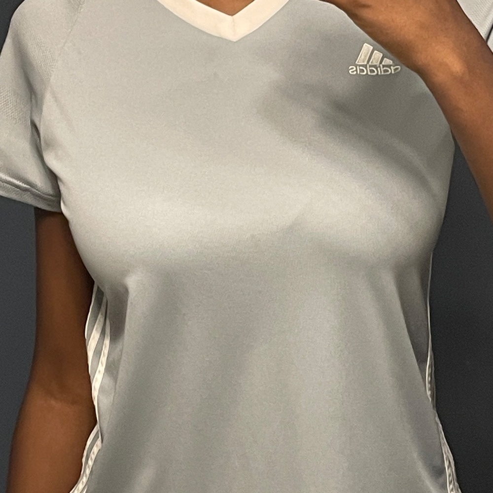 small grey Adidas t-shirt